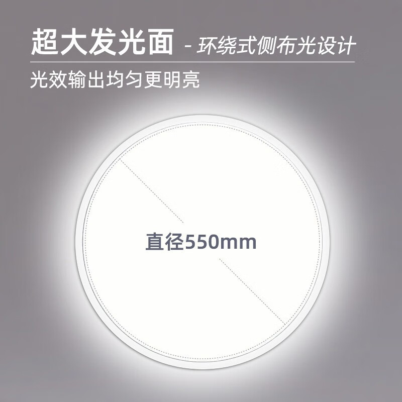 飞利浦(PHILIPS)led超薄吸顶灯简约客厅大灯卧室书房阳台现代简约极简灯具照明