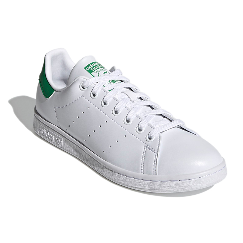 adidas originals三叶草 stansmith 绿尾 防滑减震 低帮 板鞋 情侣