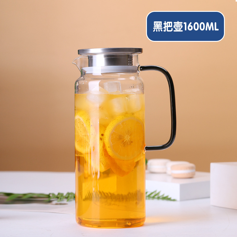顺心优 凉水壶+4杯+白色托盘 1600ml 套高清大图