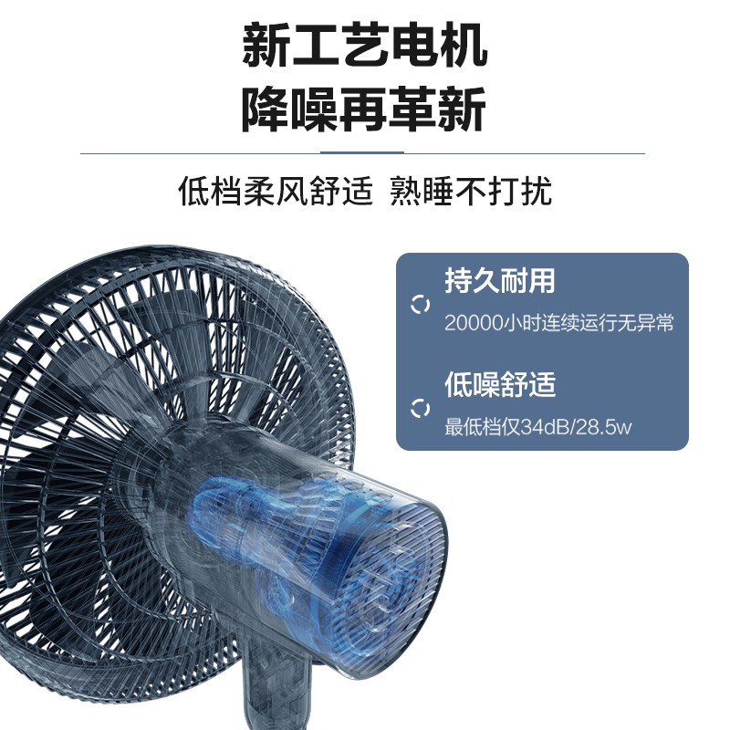 先锋(SINGFUN)电风扇落地扇家用办公室卧室遥控7H定时3档调节空气循环台式立式风扇DLD-D15ProL