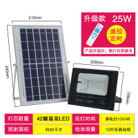 太阳能灯户外庭院灯100w超亮新农村家用室内外防投光灯照明路灯