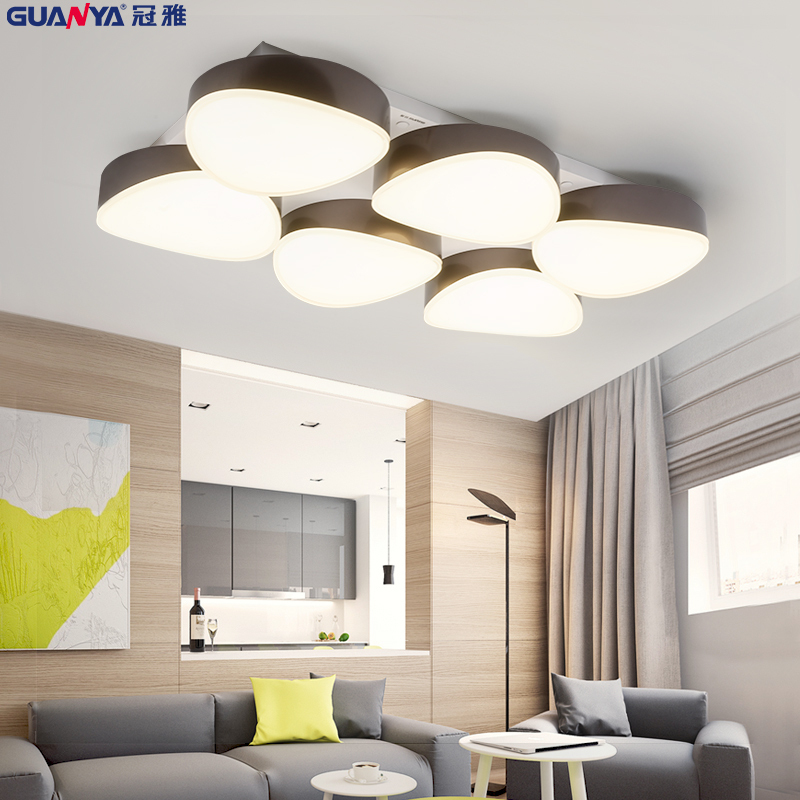 冠雅(GUANYA)冠雅简约现代客厅灯led吸顶灯北欧卧室节能灯家用个性创意房间灯照射面积20其他
