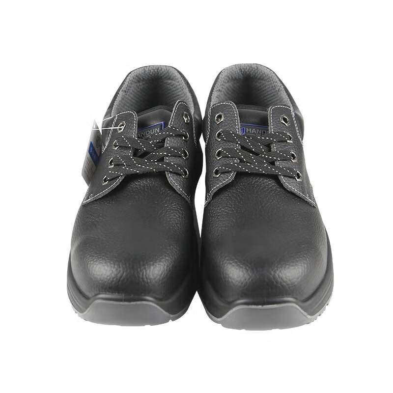 汉盾(HANDUN) HD-SH3703 防静电防砸防刺穿低帮牛皮安全鞋 黑色 38码