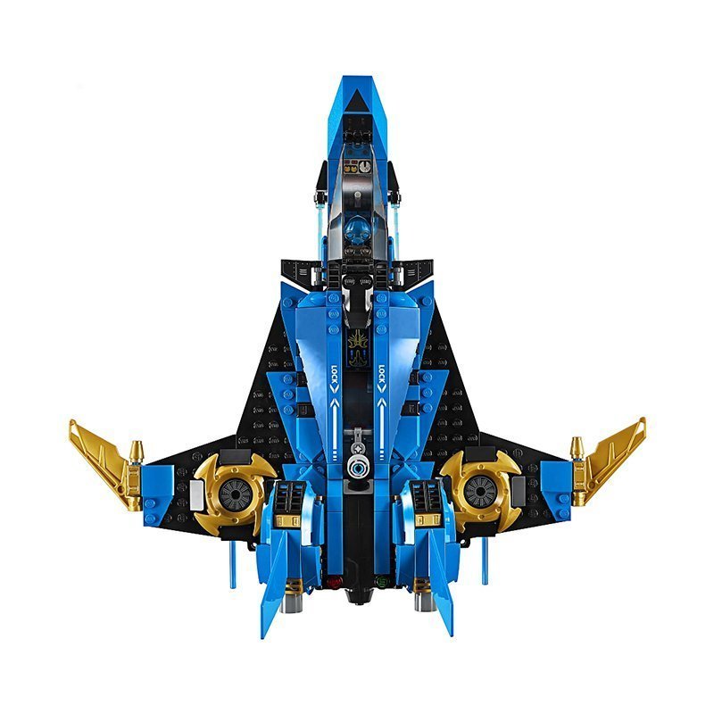 lego乐高ninjago幻影忍者系列9岁以上490颗雷电忍者杰的暴风战机70668