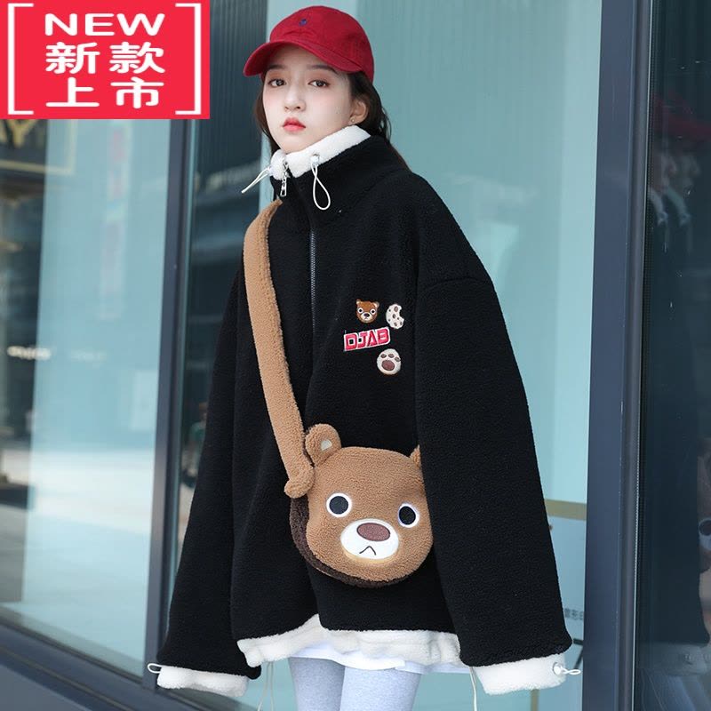 可莉允女童秋冬装外套洋气2022新款12中大儿童时髦女孩加厚冬装棉服15岁图片