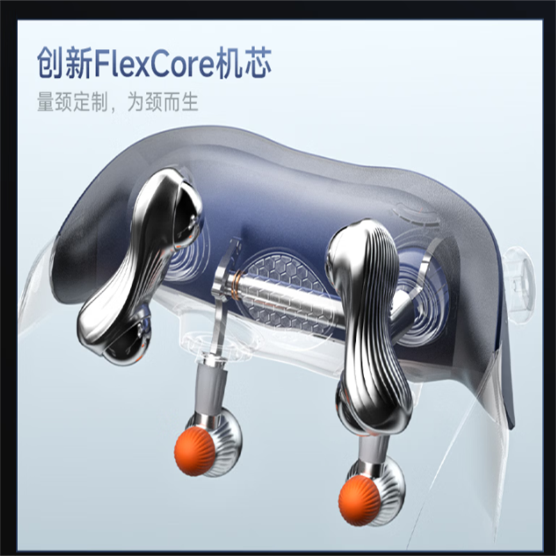 SKG按摩披肩H7-2颈椎按摩器颈部肩颈披肩斜方肌腰背部小腿脖子热敷揉捏按摩仪高清大图