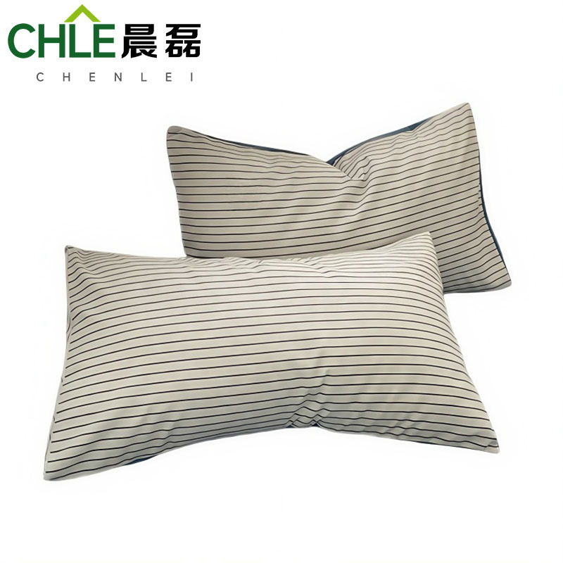 晨磊 床上四件套 180*220cm(白蓝条)套高清大图