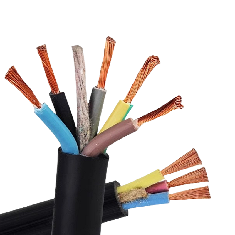 智铮朗月 铜芯橡套电缆 YC 3*35+1*10 米高清大图