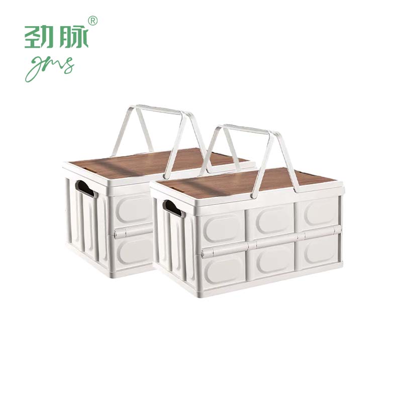 劲脉 折叠收纳箱 白色-42*29*23CM 个高清大图