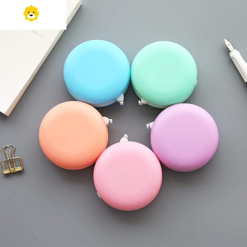 喻娄创意马卡龙简约修正带可爱纯色多功能学生用涂改带改正带浅绿