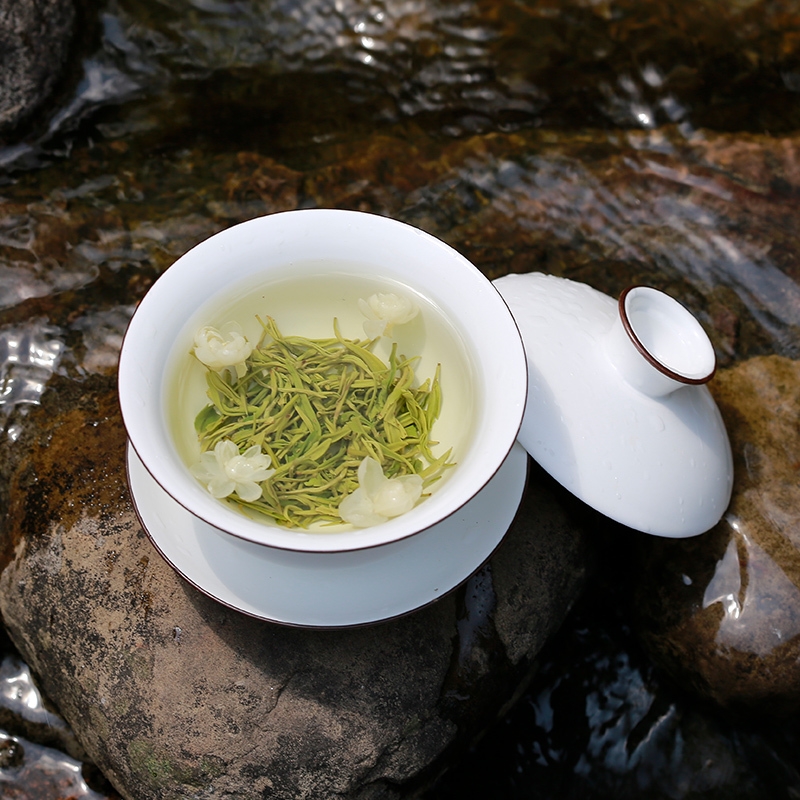 川红 特级明前茉莉花茶茶叶100g/罐