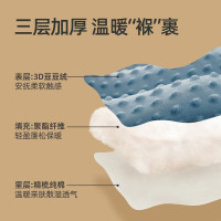 枕工坊婴儿抱被儿纯棉包被睡袋两用包单豆豆绒包巾四季通用外出抱毯 动物森林