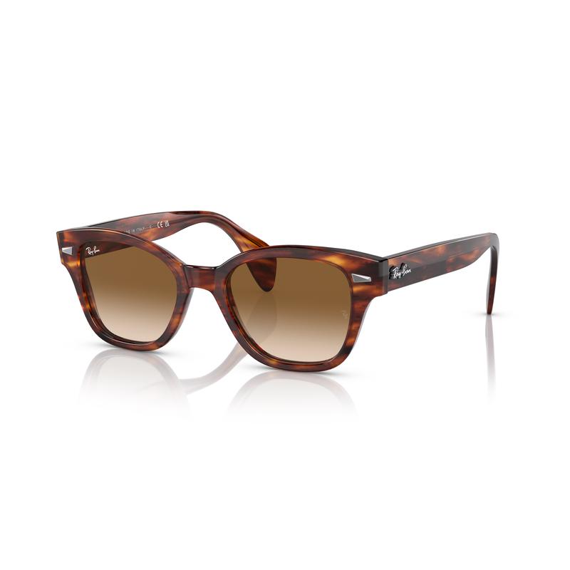 RayBan男士经典纯色商务休闲防紫外线蓝框太阳镜