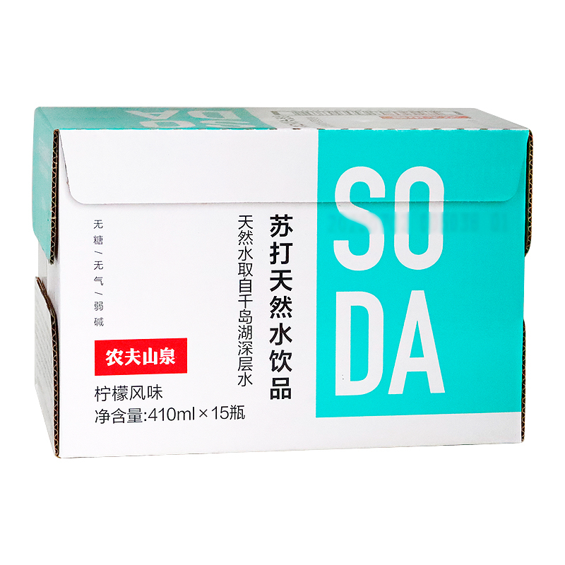 农夫山泉柠檬味苏打水410ml*15瓶