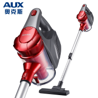 奥克斯（AUX）吸尘器家用手持地毯式除螨虫小型迷你大功率强力吸尘器 中国红+九件套+除螨刷定制商品