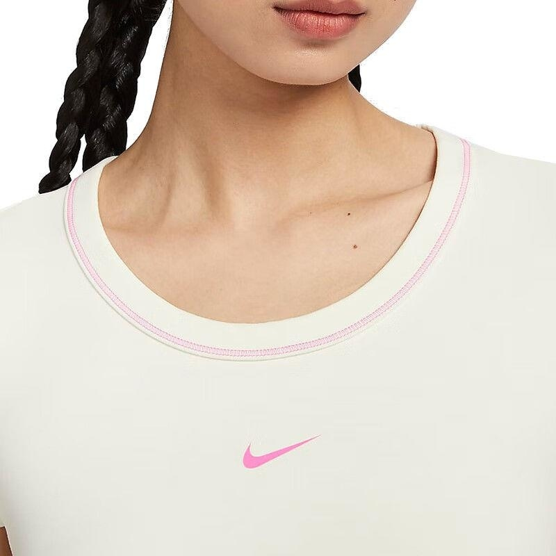 NIKE/耐克女子新款运动训练休闲圆领短袖T恤 HM4584-133 C