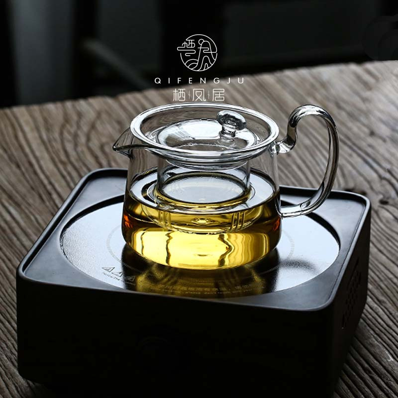 栖凤居 耐热玻璃茶壶耐高温家用功夫茶具电陶炉煮茶壶过滤泡茶壶