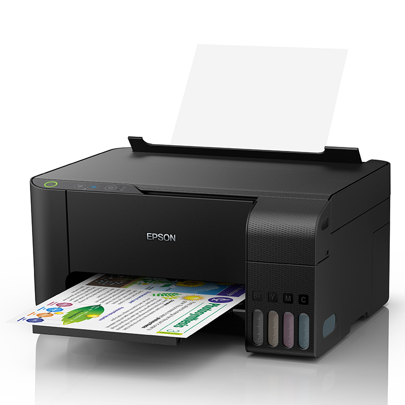 爱普生(EPSON)L3119 墨仓式彩色喷墨打印机 作业打印机 多功能一体机A4办公家用打印彩色喷墨 连供 照片打印 打印机复印扫描 一体机 套餐三