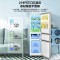 [自营]美的出品华凌冰箱219升三门家用小冰箱一级能效低音节能省电冷藏冷冻宿舍租房 新款HR-228T以旧换新国补