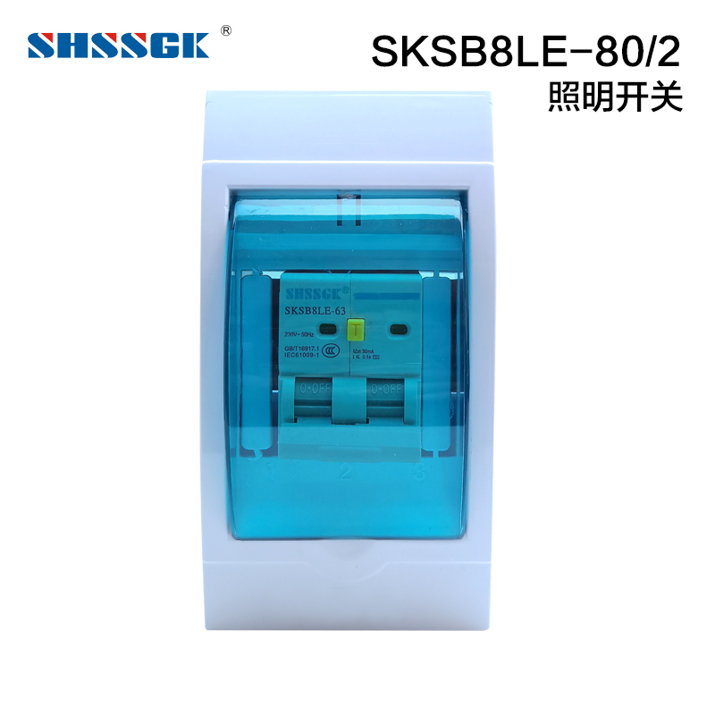 赛时工控(SHSSGK) SKSB8LE-80/2 照明开关(单位:台)配色