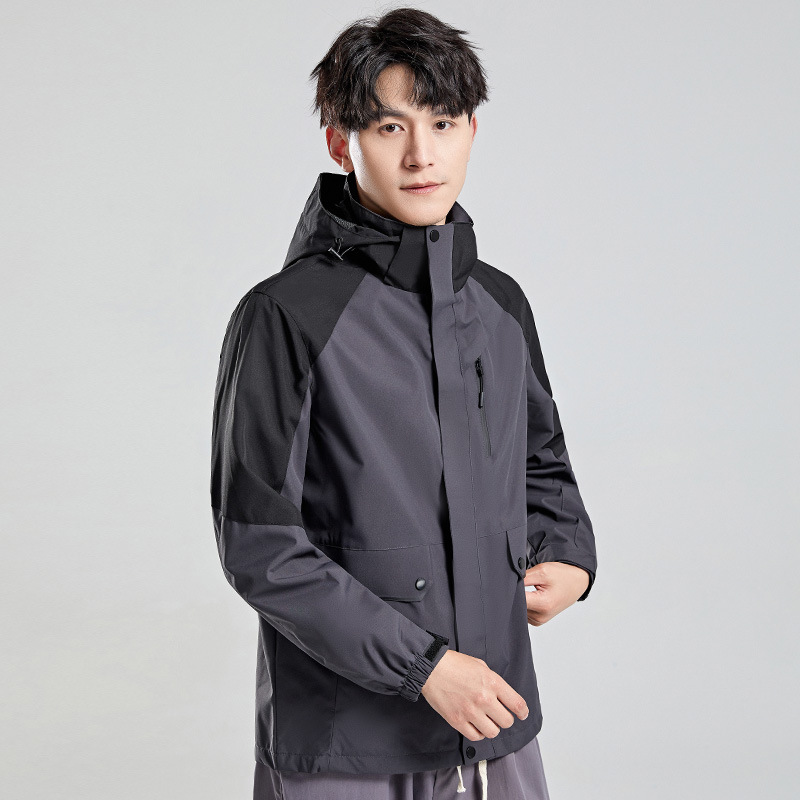 健卡侬 冲锋衣 J147 男款A灰色 L