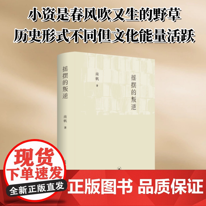 摇摆的叛逆 南帆 著 马翀 编 中国现当代文学 文学 生活·读书·新知三联书店高清大图
