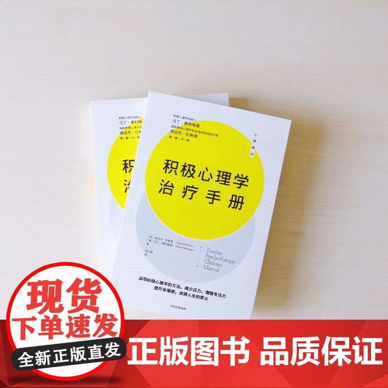 积极心理学治疗手册 心理通识系列减少压力增强专注力加塔亚布拉希德美马丁塞利格曼中信出版社集团心理学实用心理学正版图书籍高清大图