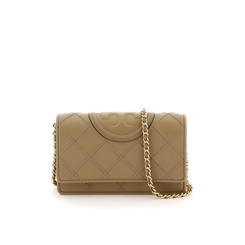 tory burch 汤丽柏琦 fleming 斜挎包单肩包小方包女包 棕色 138853