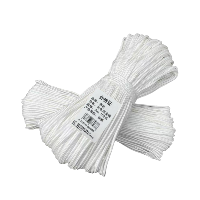 亭松 白色尼龙绳 3mm 100米 单位:捆高清大图