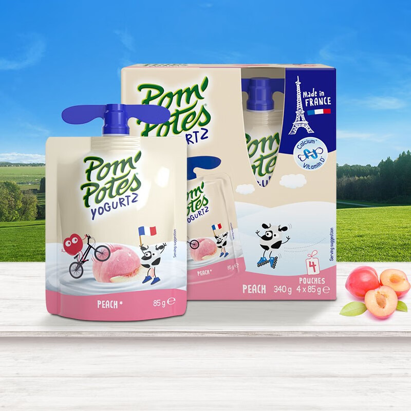 法优乐酸奶(水蜜桃味)340g/盒