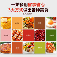 利仁(Liven)烧烤炉DKL-30A 电烤炉 可拆卸家用烧烤盘韩式煎肉锅 烧烤架 带小煎盘 机械式