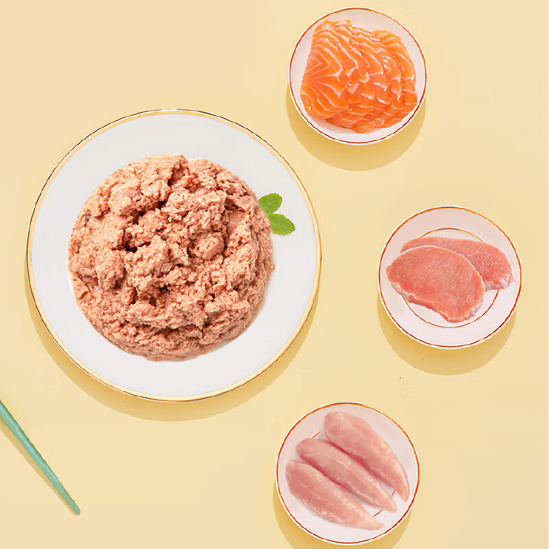 灵宠物语 宠物主粮猫粮全价宠物主食罐鸡肉85g*4罐高清大图