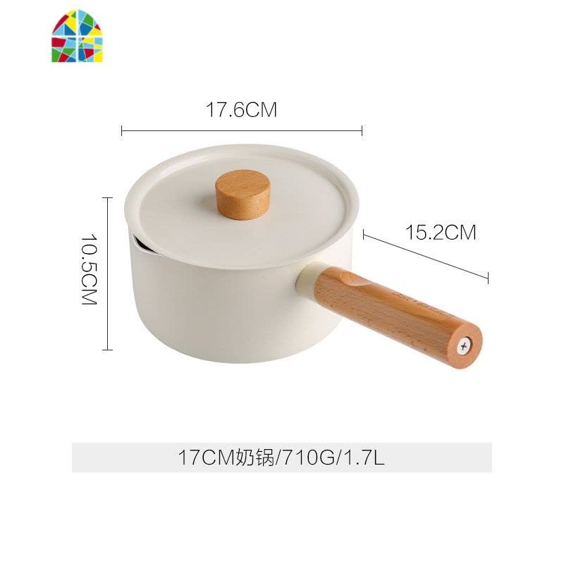 家用电磁炉炒菜锅不粘锅炒锅辅食锅奶锅平底锅煎锅三件套装 FENGHOU 30cm炒锅图片