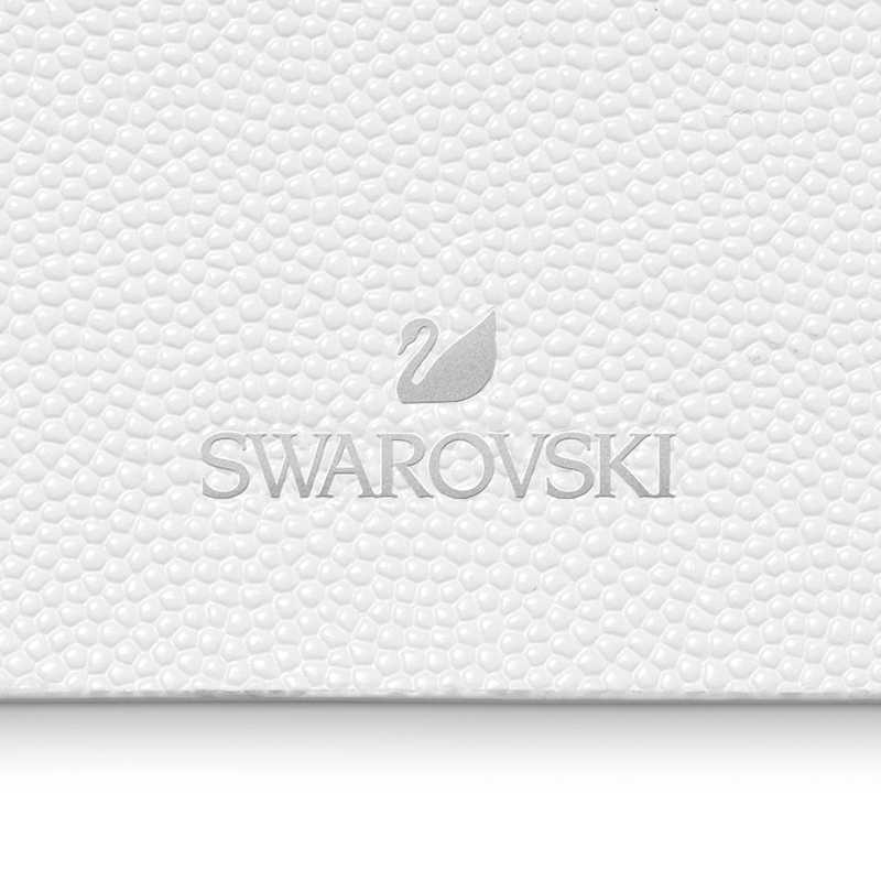 施华洛世奇SWAROVSKI BUSINESS CARD HOLDER 水晶真皮商务名片夹 白色5468807