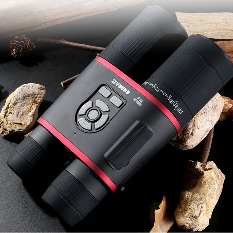 ZIYOUHU DE-620F 高倍高清拍照录像双筒数码红外夜视仪巡逻望远