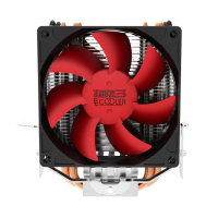 超频三(PCCOOLER)红海MINI增强版 CPU散热器(多平台/2热管/8cm双风扇/附带硅脂)