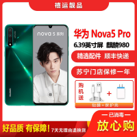 [二手9成新]华为nova5 Pro绮境森林 8GB+256GB全网通安卓6.39英寸屏 双卡双待 移动联通电信手机