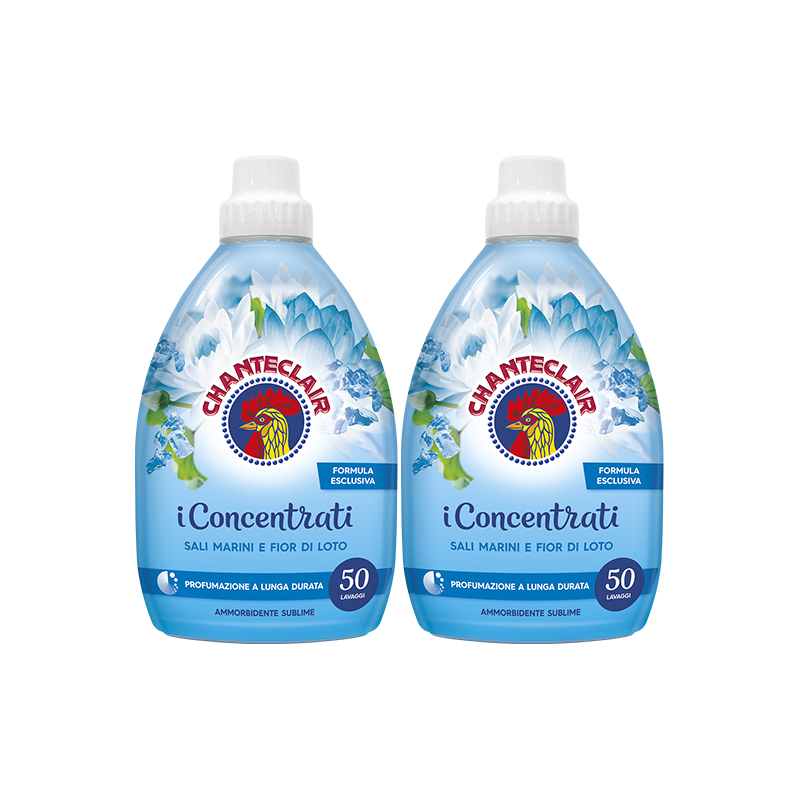 大公鸡管家柔顺剂海盐莲花香(蓝色)1L*2