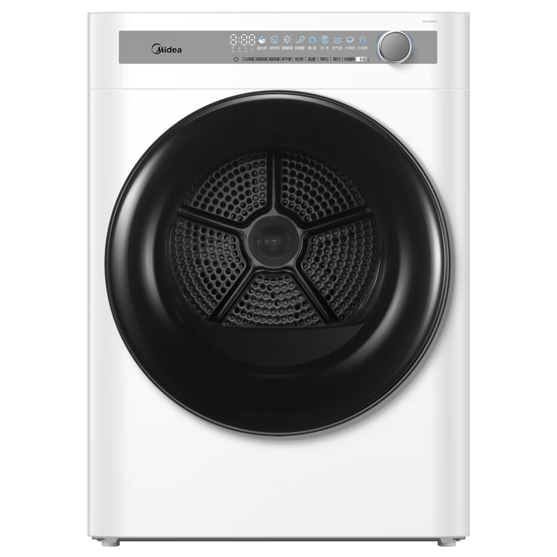 美的(Midea)10公斤热泵烘干机 干衣机家用 除螨除潮 紫外线除菌 多重毛屑过滤 MH100AIR1高清大图