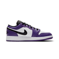 Nike Air Jordan 1 Low AJ1 白紫脚趾低帮篮球鞋男鞋553558-500