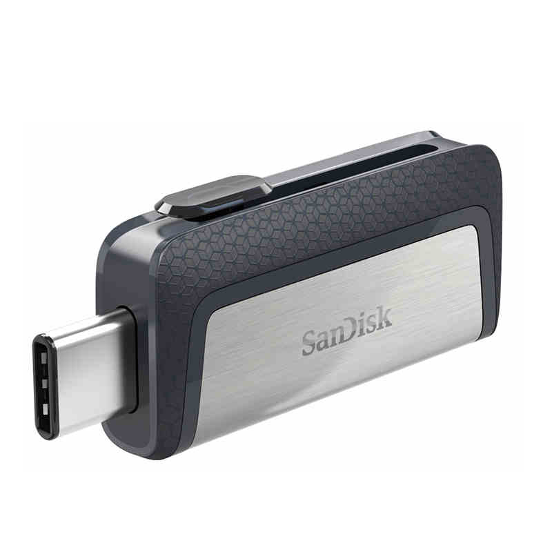 [免邮]闪迪(SanDisk)至尊高速 Type-C 32GB 手机U盘 USB3.1双接口OTG推拉闪存盘 银色