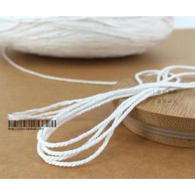 200g 0.8mm 绑粽子凭证装订线吊牌档案袋棉线吊扎捆香肠挂腊肠穿肉肠白色棉绳