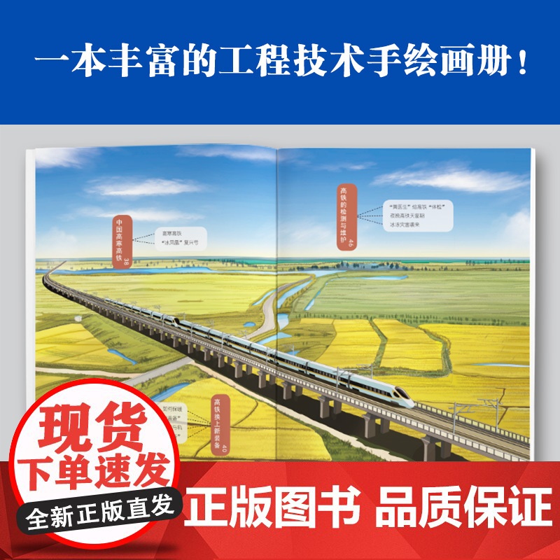 正版童书 中国高铁精装中国超级工程丛书系列青少年建筑科普百科知识6-9-12-14岁阅读书籍高清大图