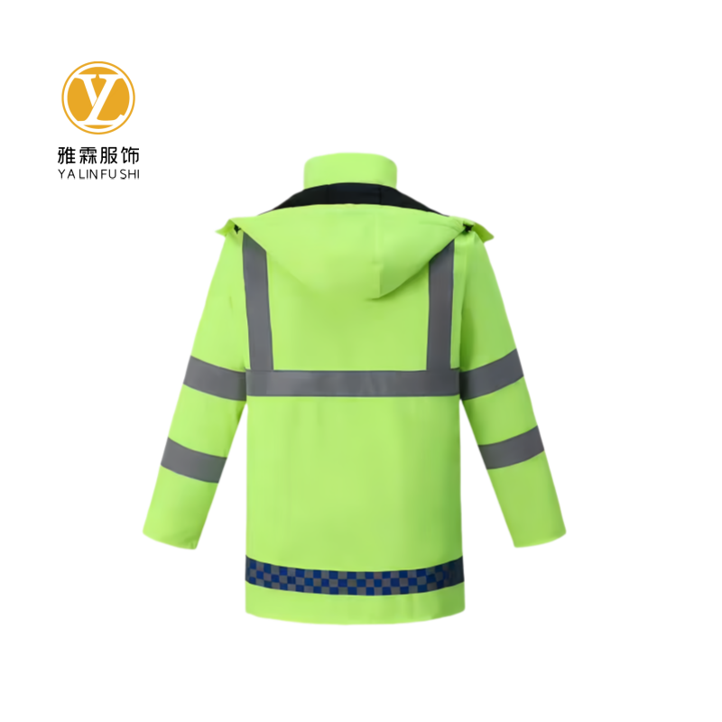 雅霖服 300D雨衣可拆卸防寒服YLF-XZ507 件高清大图