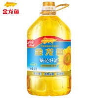 金龙鱼阳光葵花籽油4L一级食用油葵花子油瓜子油纯葵花籽油