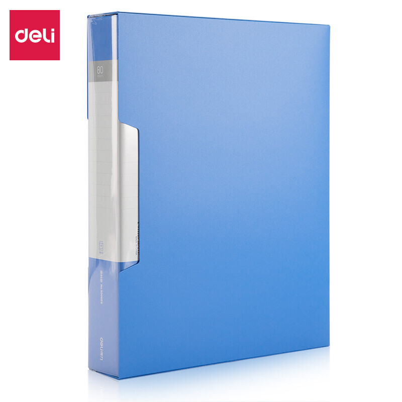 得力5006ES A4/80页资料册(蓝色)(个)高清大图