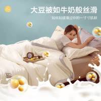 大豆纤维空调被夏季夏凉被家用单双人被子被芯可机洗薄夏被
