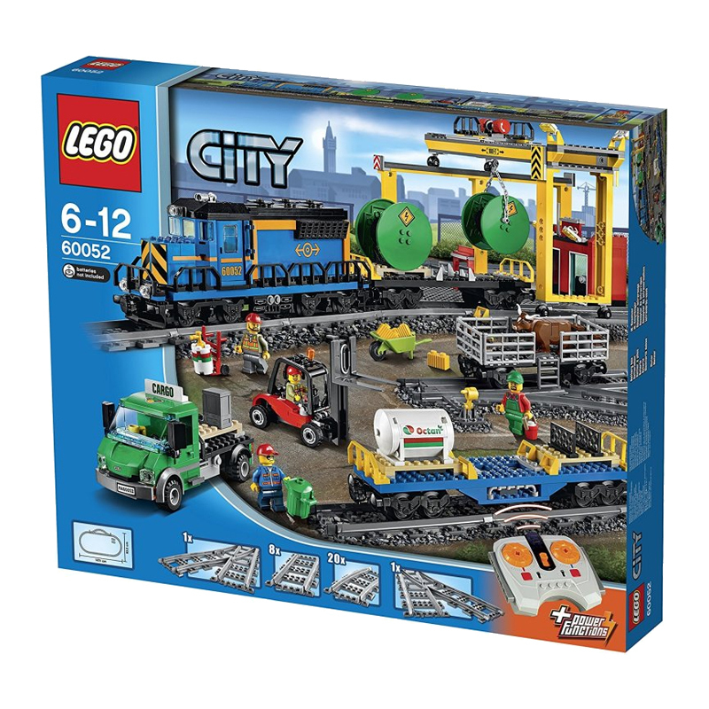 乐高(LEGO) 城市系列 货运列车60052 888颗 塑料益智拼装积木玩具 6-12岁 200块以上