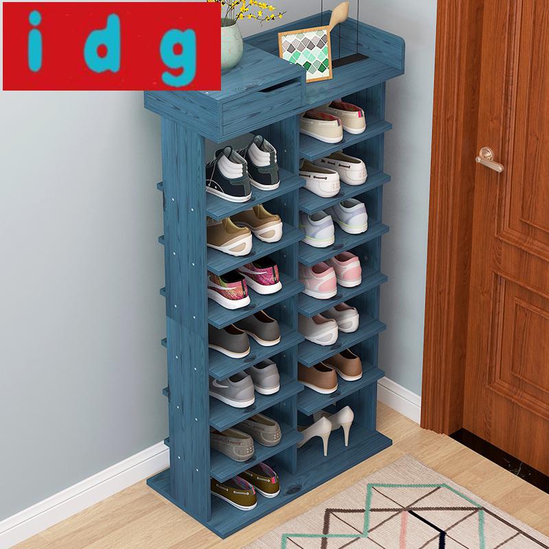 鞋架多层简易进口置物架经济型鞋柜家用收纳省空间防尘小鞋架子6923