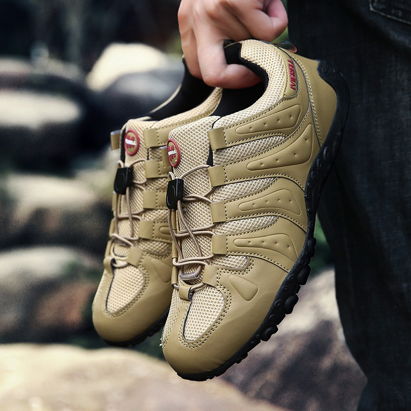 沐风草户外越野跑鞋男士登山鞋大码46码45耐磨防滑徒步冲锋山地运动鞋